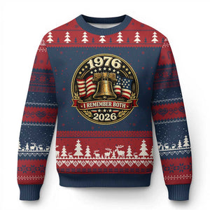 Bicentennial Born 1976 Liberty Bell Ugly Christmas Sweater America 250th Anniversary 50th Birthday TS02 Navy Red Print Your Wear