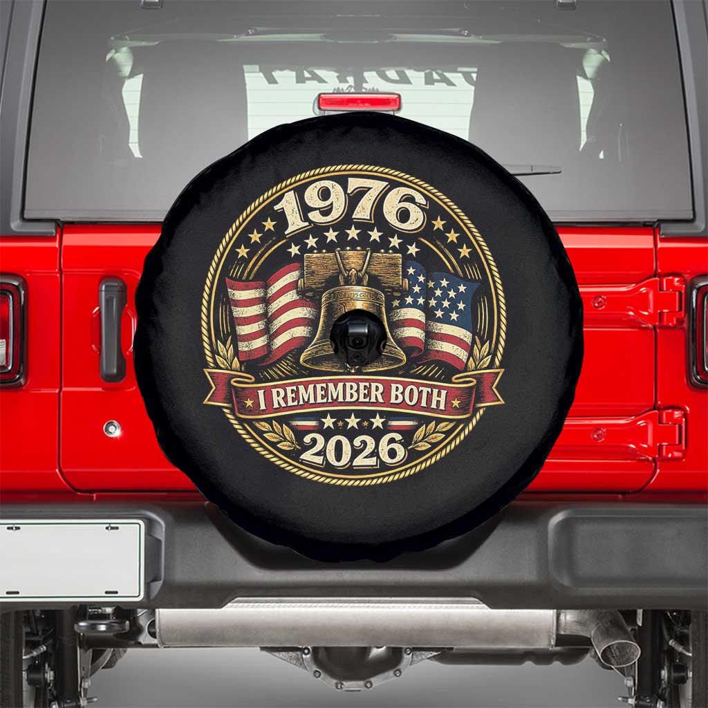 Bicentennial Born 1976 Liberty Bell Spare Tire Cover America 250th Anniversary 50th Birthday TS02 Black Print Your Wear