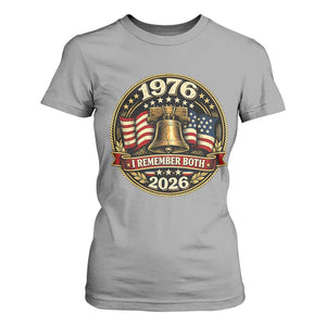 Bicentennial Born 1976 Liberty Bell T Shirt For Women America 250th Anniversary 50th Birthday TS02 Sport Gray Print Your Wear