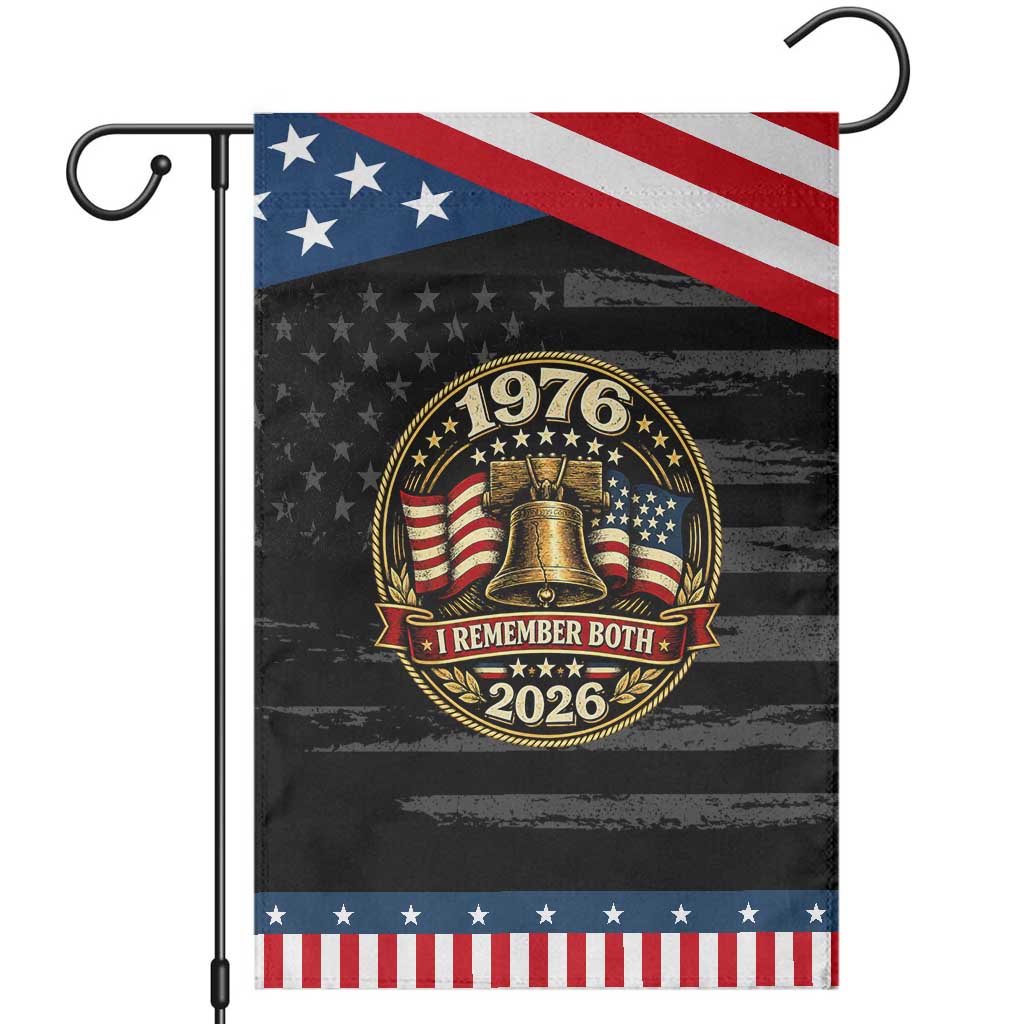 Bicentennial Born 1976 Liberty Bell Patriotic Garden Flag America 250th Anniversary 50th Birthday TS02 Distressed Black Blue Print Your Wear
