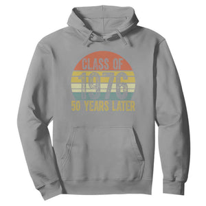 Class of 1976 50 Years Later Hoodie Retro Sunset Graduation Birthday 50th Milestone TS02 Sport Gray Print Your Wear