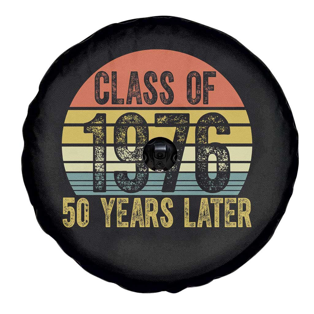 Class of 1976 50 Years Later Spare Tire Cover Retro Sunset Graduation Birthday 50th Milestone TS02 Print Your Wear