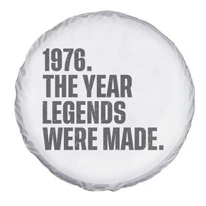 1976 The Year Legends Were Made Spare Tire Cover Minimalist Retro 50th Birthday TS02 Print Your Wear