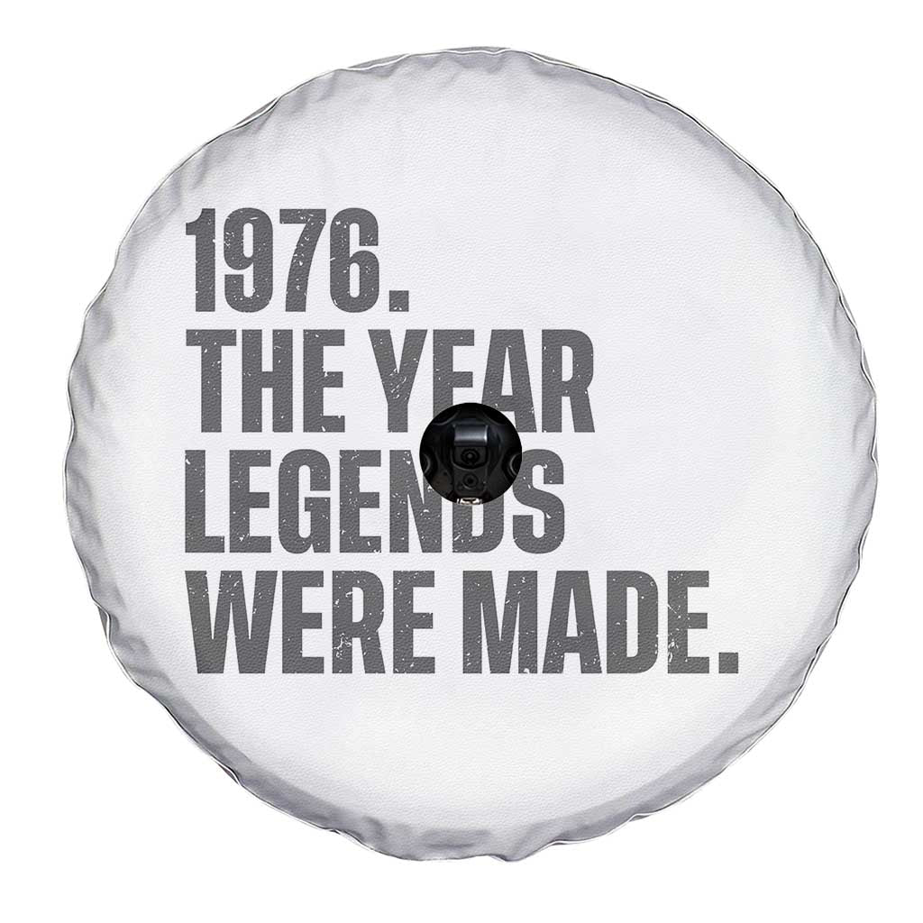 1976 The Year Legends Were Made Spare Tire Cover Minimalist Retro 50th Birthday TS02 Print Your Wear