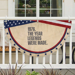 1976 The Year Legends Were Made Patriotic Fan Flag Minimalist Retro 50th Birthday