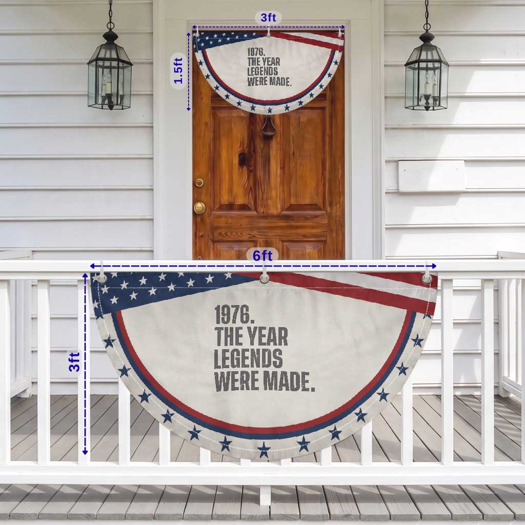 1976 The Year Legends Were Made Patriotic Fan Flag Minimalist Retro 50th Birthday