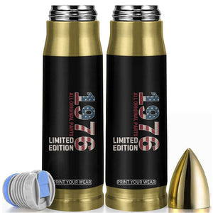 Vintage 1976 All Original Parts Bullet Tumbler Patriotic US Flag 50th Birthday Gift TS02 Black Print Your Wear