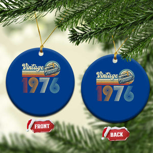 Vintage Sunset 1976 Retro Cassette Ceramic Ornament Mechanical Dial Tech Nostalgia 50th Birthday