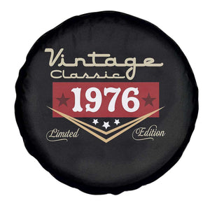 Vintage Classic 1976 Limited Edition Spare Tire Cover Luxury Retro Milestone Birthday TS02 Print Your Wear