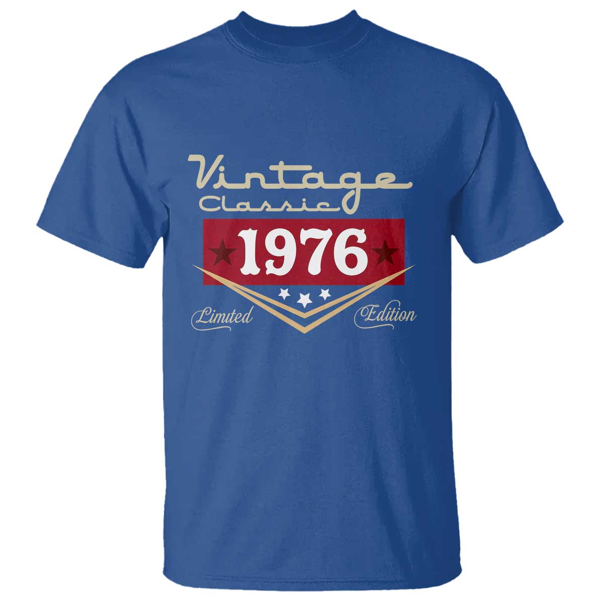 Vintage Classic 1976 Limited Edition T Shirt Luxury Retro Milestone Birthday