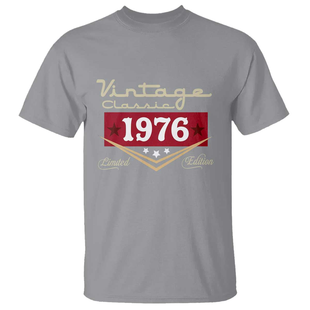 Vintage Classic 1976 Limited Edition T Shirt Luxury Retro Milestone Birthday