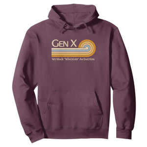 Gen X We Made Whatever An Emotion Hoodie Vintage Retro 70s Rainbow Graphic