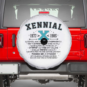 Xennial Definition 1977 to 1985 Spare Tire Cover Vintage Dictionary Style Graphic