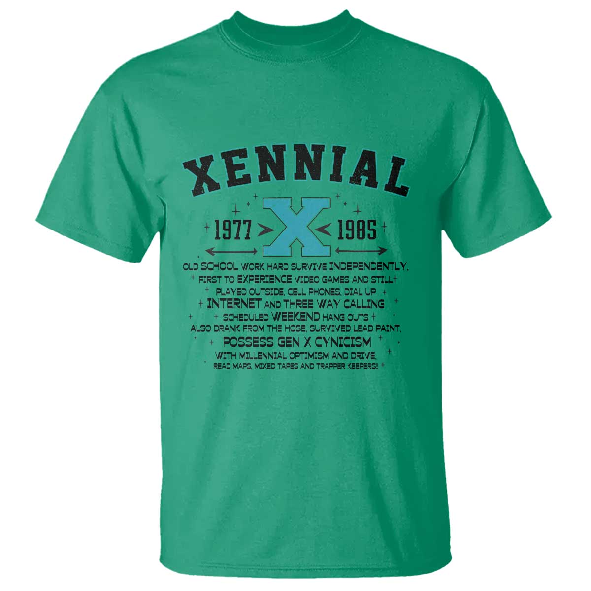 Xennial Definition 1977 to 1985 T Shirt Vintage Dictionary Style Graphic