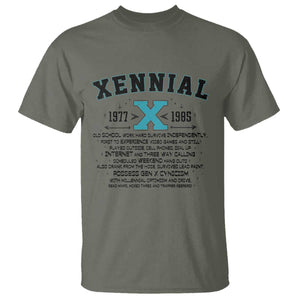 Xennial Definition 1977 to 1985 T Shirt Vintage Dictionary Style Graphic