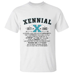 Xennial Definition 1977 to 1985 T Shirt Vintage Dictionary Style Graphic