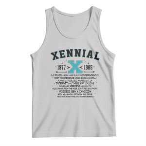 Xennial Definition 1977 to 1985 Tank Top Vintage Dictionary Style Graphic