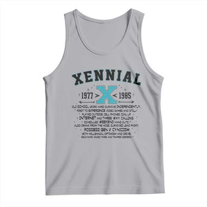 Xennial Definition 1977 to 1985 Tank Top Vintage Dictionary Style Graphic