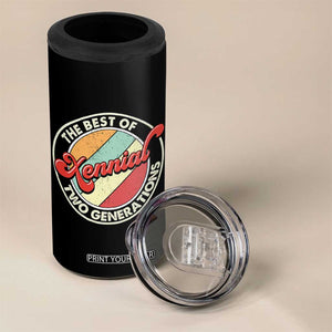 Xennial The Best of Two Generations 4 in 1 Can Cooler Tumbler Retro Sunset Vintage 70s Graphic TS02 Print Your Wear