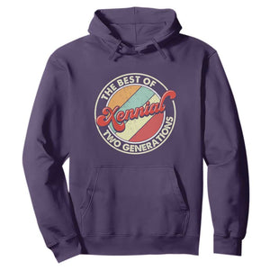 Xennial The Best of Two Generations Hoodie Retro Sunset Vintage 70s Graphic TS02 Purple Print Your Wear