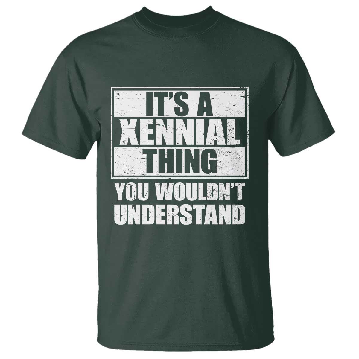 It's A Xennial Thing You Wouldn't Understand T Shirt Distressed Retro Graphic