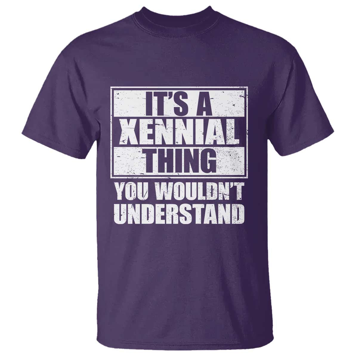 It's A Xennial Thing You Wouldn't Understand T Shirt Distressed Retro Graphic