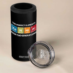 Xennial The Perfect Elements From Two Generations 4 in 1 Can Cooler Tumbler Periodic Table Science Graphic TS02 Print Your Wear