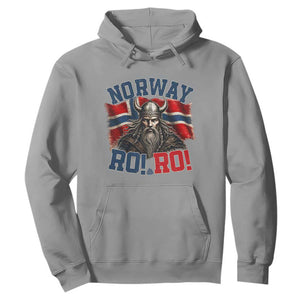Fierce Norway Viking Warrior Ro Ro Hoodie Patriotic Norge Norwegian Flag Funny Rowing Support TS02 Sport Gray Print Your Wear