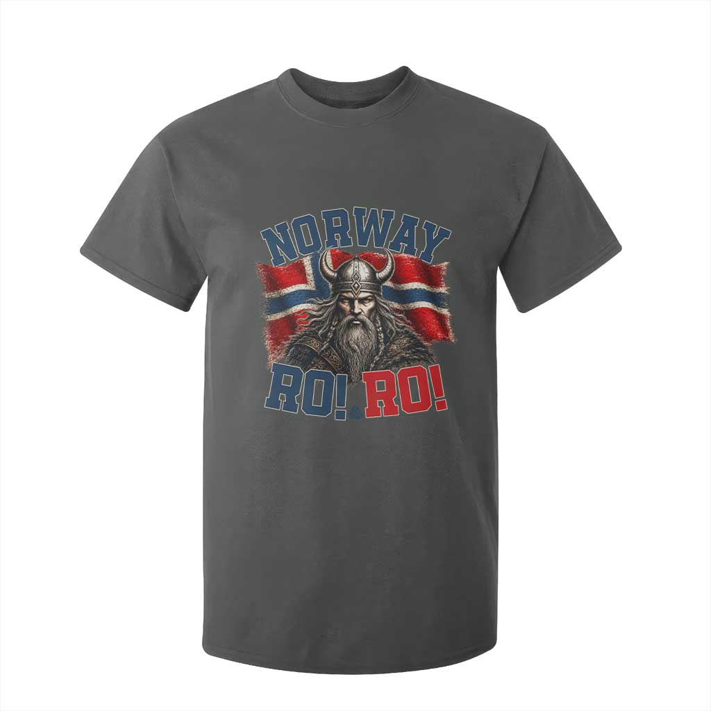 Fierce Norway Viking Warrior Ro Ro T Shirt For Kid Patriotic Norge Norwegian Flag Funny Rowing Support TS02 Dark Heather Print Your Wear