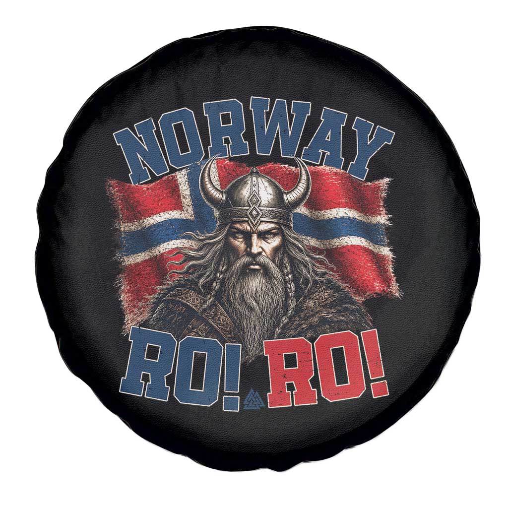 Fierce Norway Viking Warrior Ro Ro Spare Tire Cover Patriotic Norge Norwegian Flag Funny Rowing Support TS02 Print Your Wear