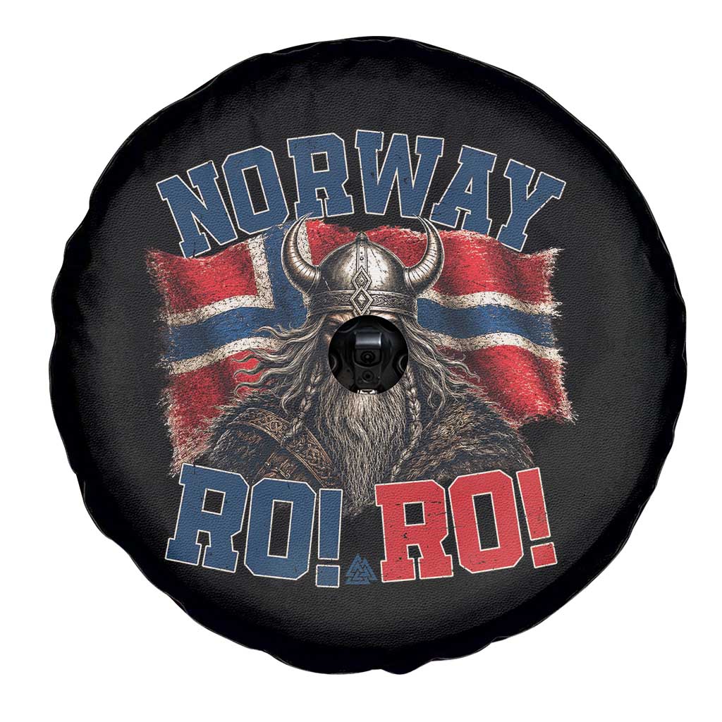 Fierce Norway Viking Warrior Ro Ro Spare Tire Cover Patriotic Norge Norwegian Flag Funny Rowing Support TS02 Print Your Wear