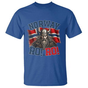 Fierce Norway Viking Warrior Ro Ro T Shirt Patriotic Norge Norwegian Flag Funny Rowing Support TS02 Royal Blue Print Your Wear