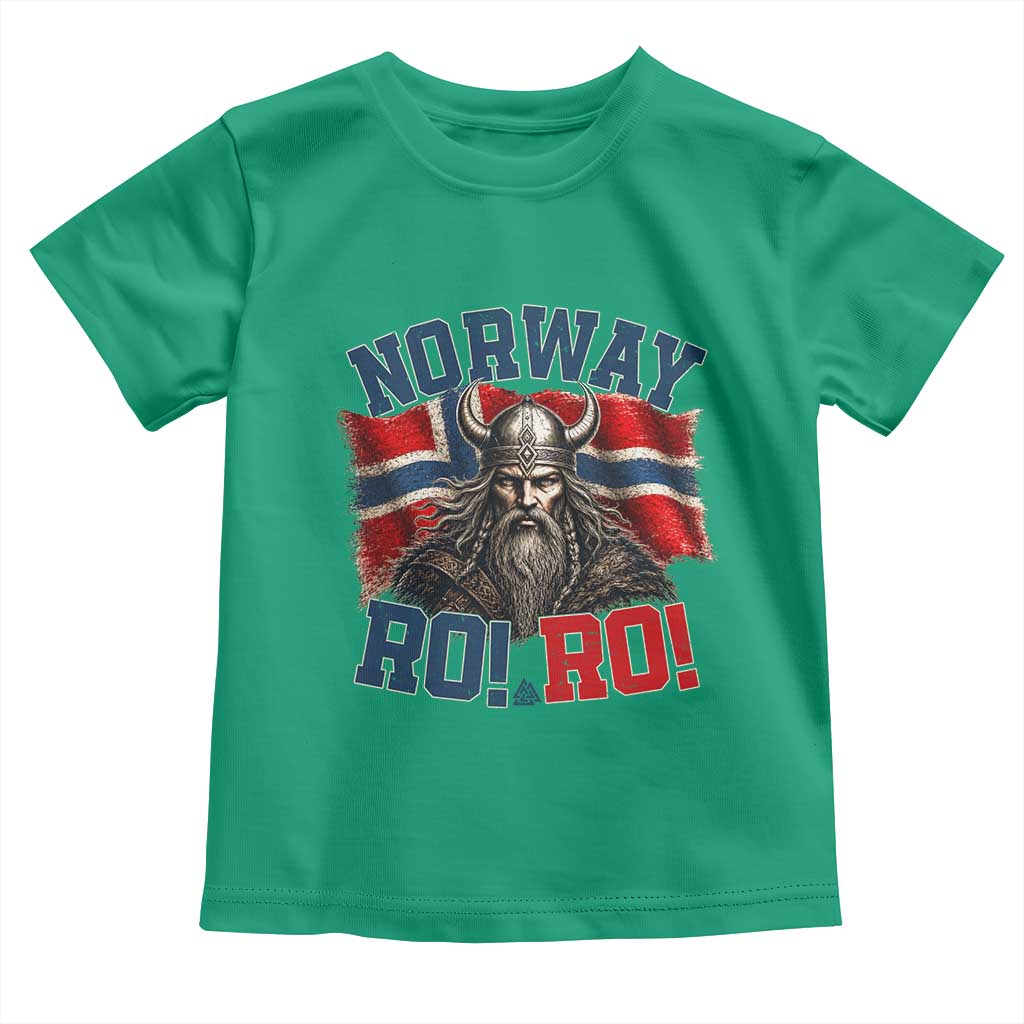 Fierce Norway Viking Warrior Ro Ro Toddler T Shirt Patriotic Norge Norwegian Flag Funny Rowing Support TS02 Irish Green Print Your Wear