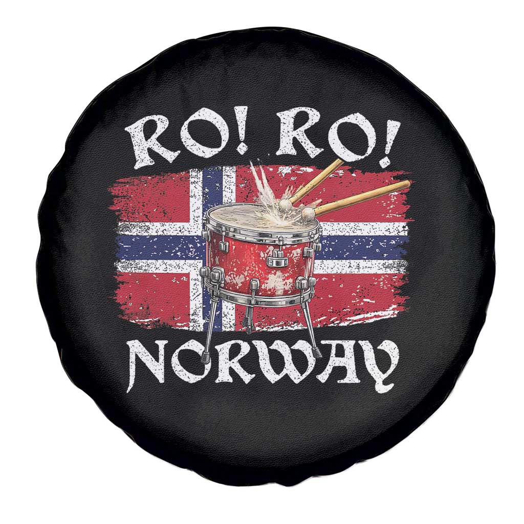 Funny Norway Drummer Ro Ro Spare Tire Cover Patriotic Norge Norwegian Flag Rowing Support TS02 Print Your Wear