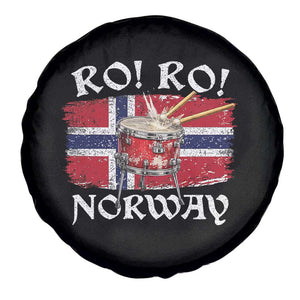 Funny Norway Drummer Ro Ro Spare Tire Cover Patriotic Norge Norwegian Flag Rowing Support TS02 Print Your Wear
