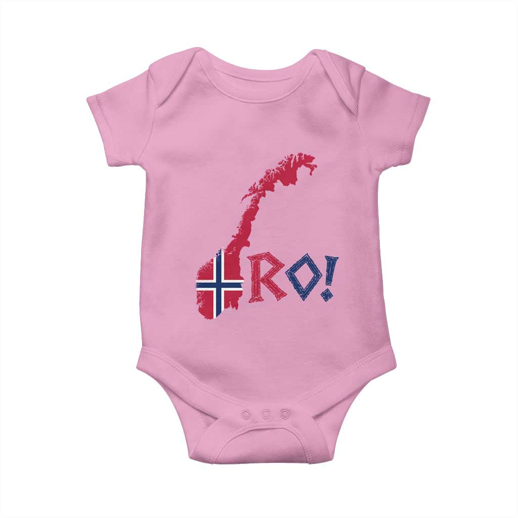 Norway Flag Country Map Patriotic Ro Ro Chant Baby Onesie Norwegian Viking Row Soccer Supporter Football Fans