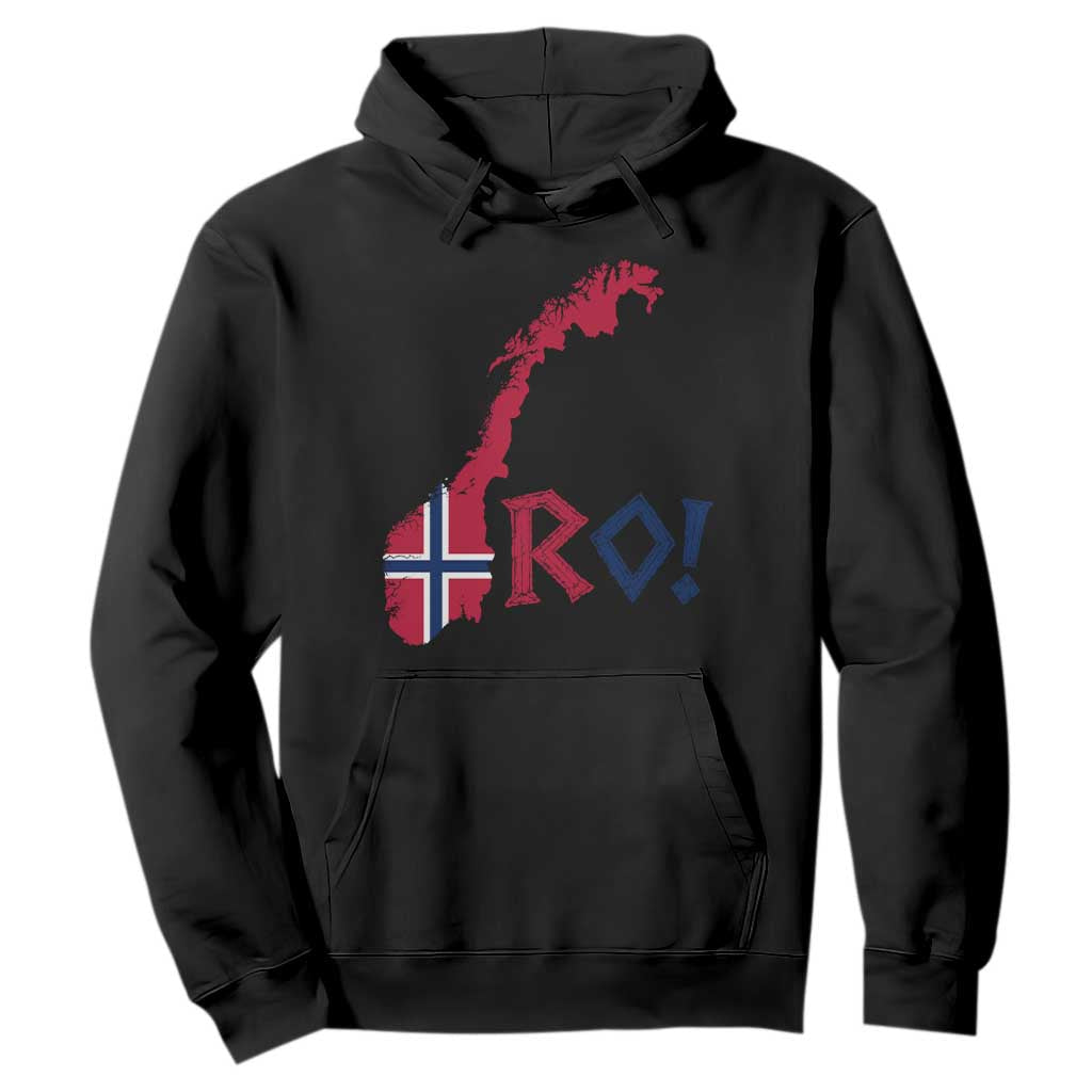 Norway Flag Country Map Patriotic Ro Ro Chant Hoodie Norwegian Viking Row Soccer Supporter Football Fans