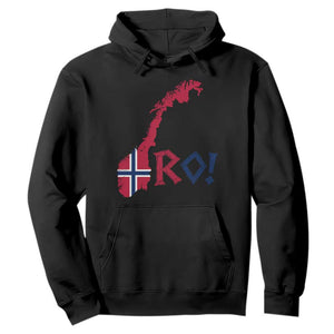 Norway Flag Country Map Patriotic Ro Ro Chant Hoodie Norwegian Viking Row Soccer Supporter Football Fans