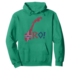 Norway Flag Country Map Patriotic Ro Ro Chant Hoodie Norwegian Viking Row Soccer Supporter Football Fans