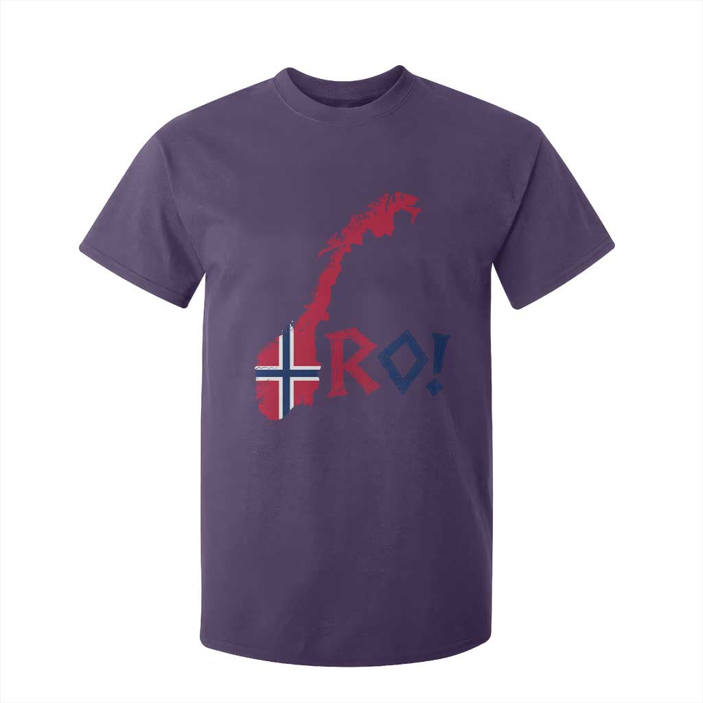 Norway Flag Country Map Patriotic Ro Ro Chant T Shirt For Kid Norwegian Viking Row Soccer Supporter Football Fans