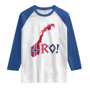 Norway Flag Country Map Patriotic Ro Ro Chant Raglan Shirt Norwegian Viking Row Soccer Supporter Football Fans
