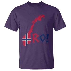 Norway Flag Country Map Patriotic Ro Ro Chant T Shirt Norwegian Viking Row Soccer Supporter Football Fans