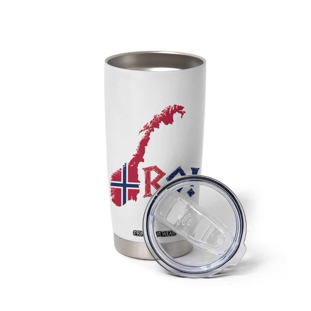 Norway Flag Country Map Patriotic Ro Ro Chant Tumbler Cup Norwegian Viking Row Soccer Supporter Football Fans