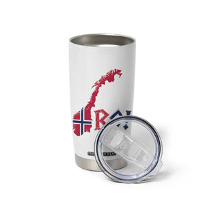 Norway Flag Country Map Patriotic Ro Ro Chant Tumbler Cup Norwegian Viking Row Soccer Supporter Football Fans