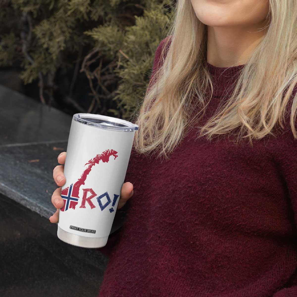 Norway Flag Country Map Patriotic Ro Ro Chant Tumbler Cup Norwegian Viking Row Soccer Supporter Football Fans