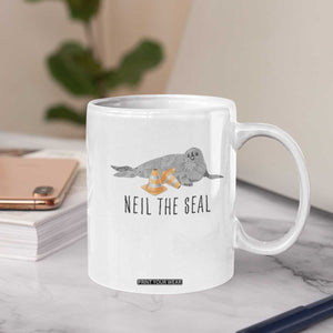 Cute Neil the Seal Traffic Cone Meme Coffee Mug Funny Viral Chaotic Southern Elephant Seal TS02 Print Your Wear