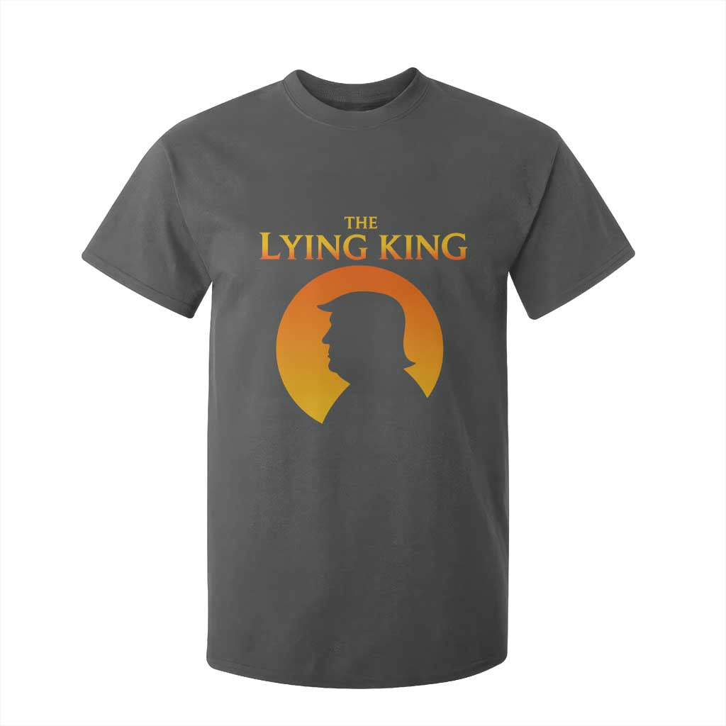 The Lying King Silhouette Sunrise Political Satire Parody Graphic T Shirt For Kid