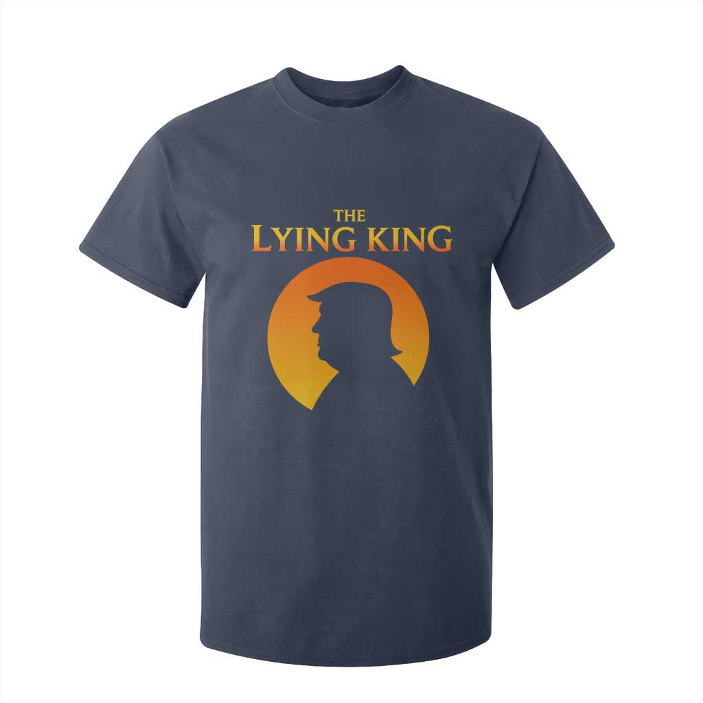 The Lying King Silhouette Sunrise Political Satire Parody Graphic T Shirt For Kid