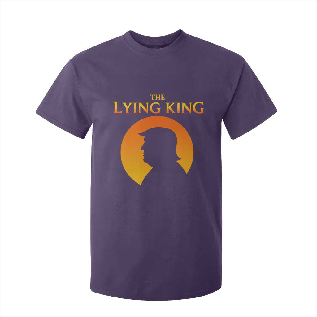 The Lying King Silhouette Sunrise Political Satire Parody Graphic T Shirt For Kid