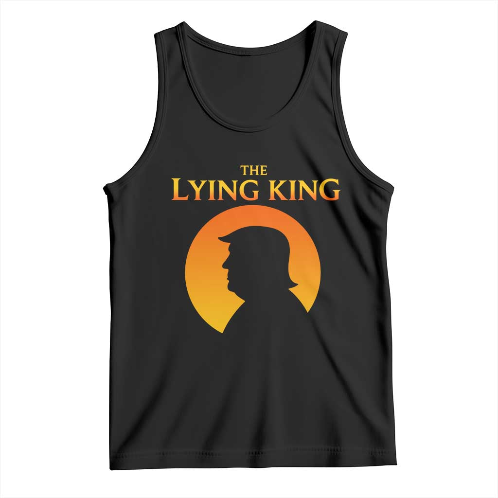 The Lying King Silhouette Sunrise Political Satire Parody Graphic Tank Top TS02 Black Print Your Wear